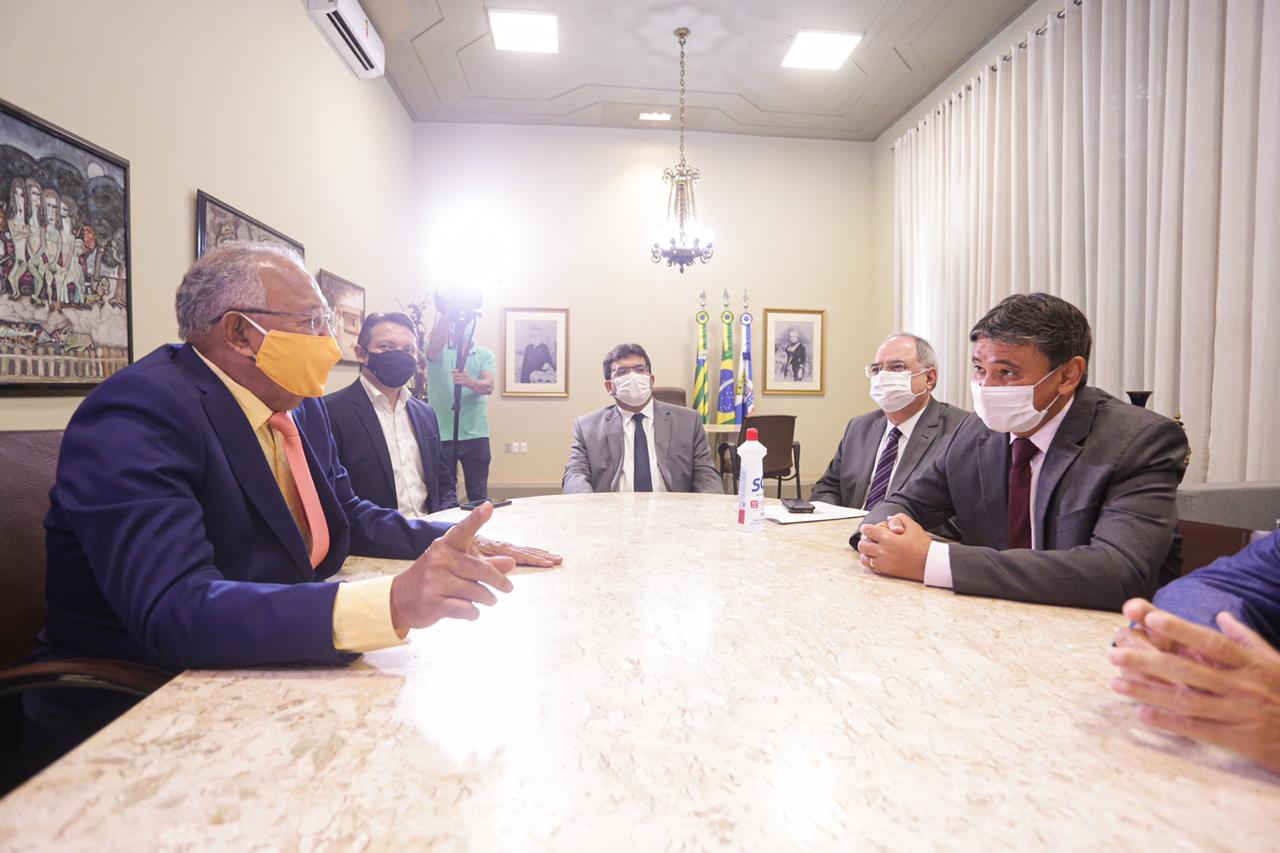 Primeira reunião entre prefeito Dr.Pessoa e governador Wellington Dias